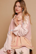 Load image into Gallery viewer, POL Exposed Seam Turtleneck Stud Trim French Terry Hoodie
