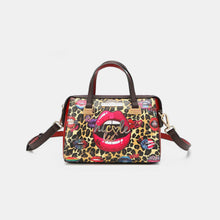 Load image into Gallery viewer, Nicole Lee USA 3-Piece Wild Lips Print Handbag Set