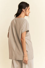 Load image into Gallery viewer, Davi &amp; Dani Round Neck Short Sleeve Top and Pants Set