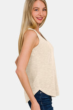 Load image into Gallery viewer, Zenana V-Neck Curved Hem Tank