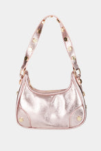 Load image into Gallery viewer, Fame Star Button Trim Hobo Handbag