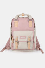 Load image into Gallery viewer, Himawari Contrast Water and Scratch-Resistant Nylon Backpack Bag