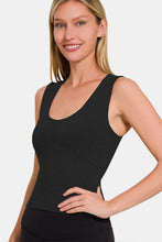 Load image into Gallery viewer, Zenana Cropped Padded Seamless Tank