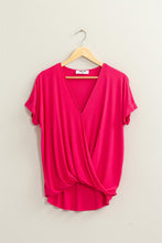 Load image into Gallery viewer, HYFVE Short Sleeve Surplice Top