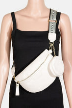 Load image into Gallery viewer, Fame PU Leather Weave Textured Crossbody Bag with Coin Purse