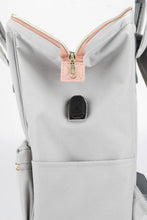 Load image into Gallery viewer, Himawari Contrast Waterproof Canvas Backpack Bag with Side Pockets