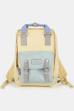 Load image into Gallery viewer, Himawari Contrast Water and Scratch-Resistant Nylon Backpack Bag