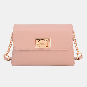 David Jones PU Leather Crossbody Bag