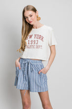 Load image into Gallery viewer, Cotton Bleu by Nu Label Yarn Dye Striped Shorts