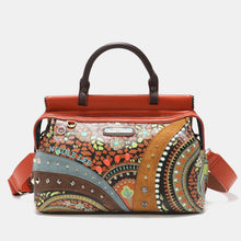 Load image into Gallery viewer, Nicole Lee USA Front Stitch Detail Inlaid Stud Handbag