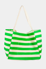 Load image into Gallery viewer, Fame Stripe Contrast Tote Bag