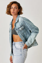 Load image into Gallery viewer, RISEN Button Up Ombre Washed Jacket