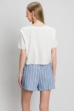 Load image into Gallery viewer, Cotton Bleu by Nu Label Yarn Dye Striped Shorts