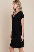 Load image into Gallery viewer, BOMBOM V-Neck Short Sleeve Dress