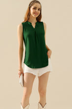 Load image into Gallery viewer, Ninexis Full Size Notched Sleeveless Top