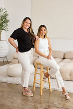Load image into Gallery viewer, RFM Mini Mia Tummy Control High Waist Raw Hem Jeans