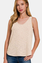 Load image into Gallery viewer, Zenana Curved Hem Round Neck Tank