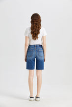 Load image into Gallery viewer, BAYEAS Super High Rise Denim Bermuda Shorts