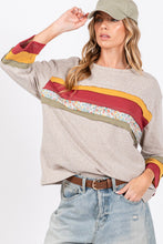 Load image into Gallery viewer, SAGE + FIG French Terry Color Block T-Shirt