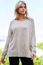 Load image into Gallery viewer, Davi &amp; Dani High-Low Rhinestone Star Round Neck Top