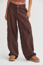 Load image into Gallery viewer, HYFVE Elastic Waist Wide-Leg Cargo Pants