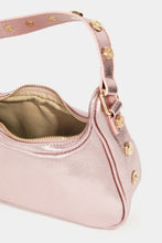 Load image into Gallery viewer, Fame Star Button Trim Hobo Handbag