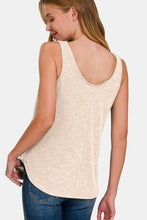 Load image into Gallery viewer, Zenana Curved Hem Round Neck Tank