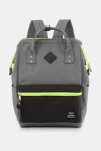 Load image into Gallery viewer, Himawari Contrast Waterproof Backpack Bag with Reinforced Edges