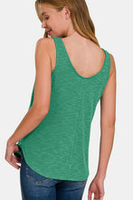 Load image into Gallery viewer, Zenana Curved Hem Round Neck Tank