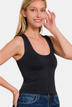 Load image into Gallery viewer, Zenana Cropped Padded Seamless Tank