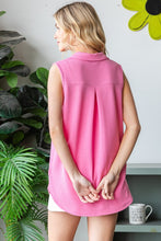 Load image into Gallery viewer, Heimish Texture Button Up Sleeveless Top