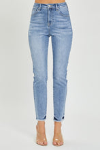 Load image into Gallery viewer, RISEN High Rise Frayed Hem Skinny Jeans