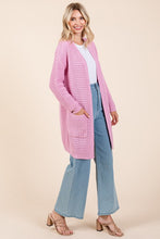 Load image into Gallery viewer, Mittoshop Open Front Long Sleeve Longline Cardigan