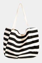 Load image into Gallery viewer, Fame Stripe Contrast Tote Bag