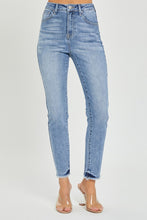 Load image into Gallery viewer, RISEN High Rise Frayed Hem Skinny Jeans