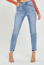 Load image into Gallery viewer, RISEN High Rise Frayed Hem Skinny Jeans