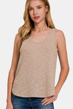 Load image into Gallery viewer, Zenana Curved Hem Round Neck Tank