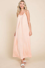 Load image into Gallery viewer, Culture Code Full Size Tie Back Maxi Cami Dress