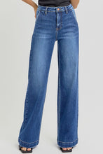 Load image into Gallery viewer, RISEN High Rise Wide Leg Jeans with Slanted Pockets