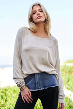 Load image into Gallery viewer, Davi &amp; Dani High-Low Rhinestone Star Round Neck Top