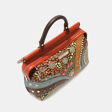 Load image into Gallery viewer, Nicole Lee USA Front Stitch Detail Inlaid Stud Handbag