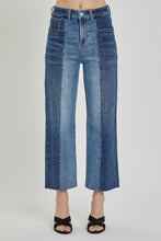 Load image into Gallery viewer, RISEN Mid-Rise Waist Two-Tones Jeans with Pockets