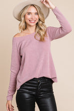 Load image into Gallery viewer, Super Lady Rib Texture Boat Neck Top