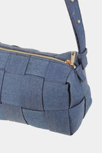 Load image into Gallery viewer, Fame Woven Crossbody Bag with Adjustable Strap