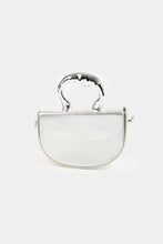 Load image into Gallery viewer, Fame Glossy Semi Circle Top Handle Bag