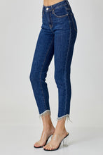 Load image into Gallery viewer, RISEN Embellished Mid Rise Crop Skinny Jeans