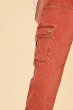 Load image into Gallery viewer, Annie Wear Straight Leg Jeans with Cargo Pockets