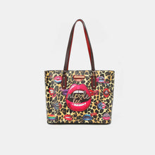 Load image into Gallery viewer, Nicole Lee USA 3-Piece Wild Lips Print Handbag Set