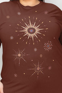 Simply Love Space Galaxy Constellation Graphic T-Shirt