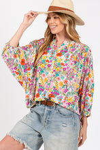 Load image into Gallery viewer, SAGE + FIG Button Down Floral Shirt